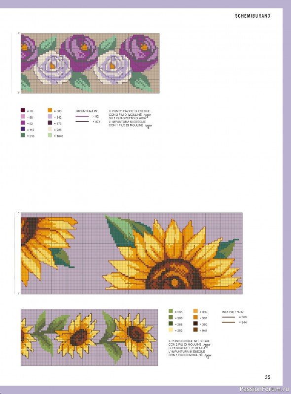 Коллекция вышивки в журнале &laquo;Mani di Fata - A Punto Croce - Marzo 2026&raquo;