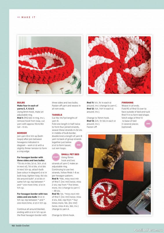 Вязаные проекты крючком в журнале «Inside Crochet №184 2025»