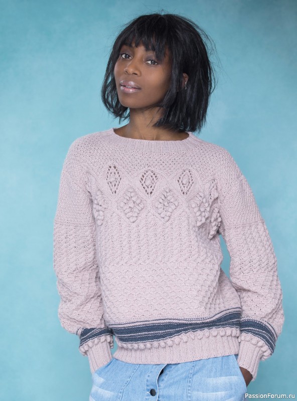 Вязаные проекты в журнале &laquo;Yarnmade №1 2018 Spring & Summer&raquo;. Продолжение