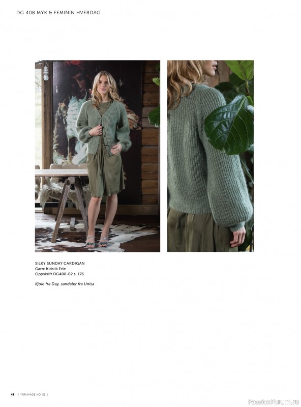 Вязаные проекты в журнале &laquo;Yarnmade №1 2020 Spring & Summer&raquo;