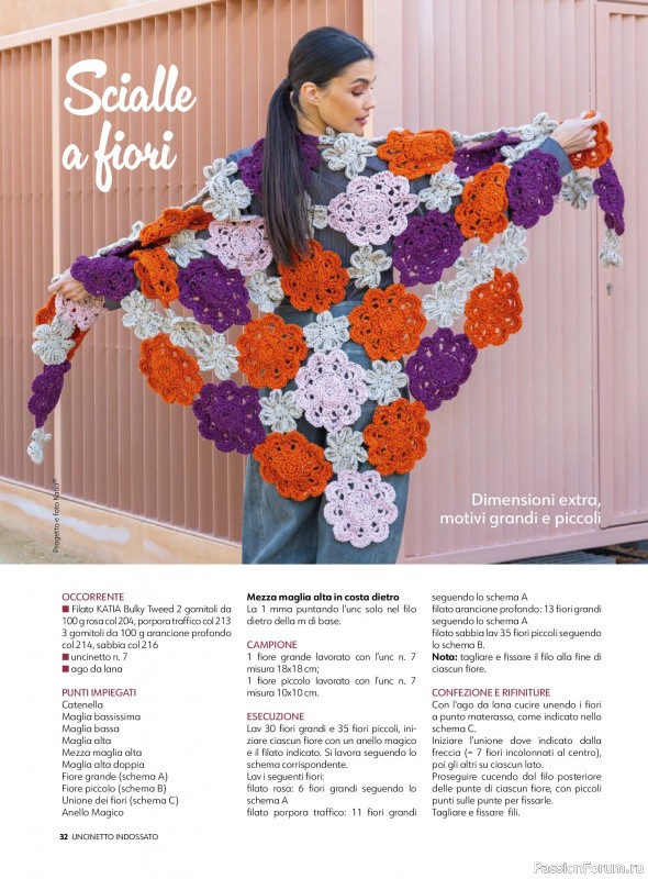 Вязаные проекты в журнале &laquo;Uncinetto Indossato №15 2026&raquo;