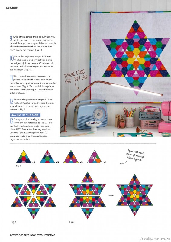 Коллекция проектов для рукодельниц в журнале «Love Patchwork & Quilting №145 2024»