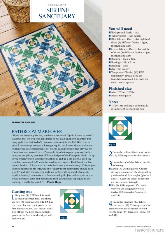 Коллекция проектов для рукодельниц в журнале &laquo;Todays Quilter №141 2026&raquo;