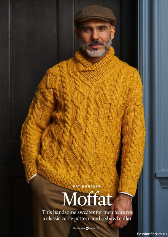 Вязаные модели спицами в журнале «The Knitter №175 2022»
