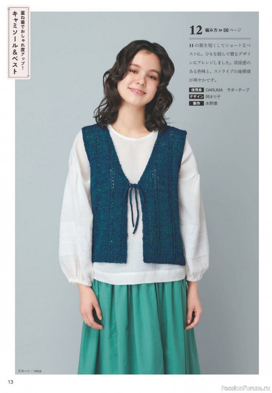 Вязаные проекты в журнале &laquo;Knitting Time - Spring & Summer 2024&raquo;