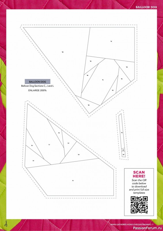 Коллекция проектов для рукодельниц в журнале «Love Patchwork & Quilting №146 2025»