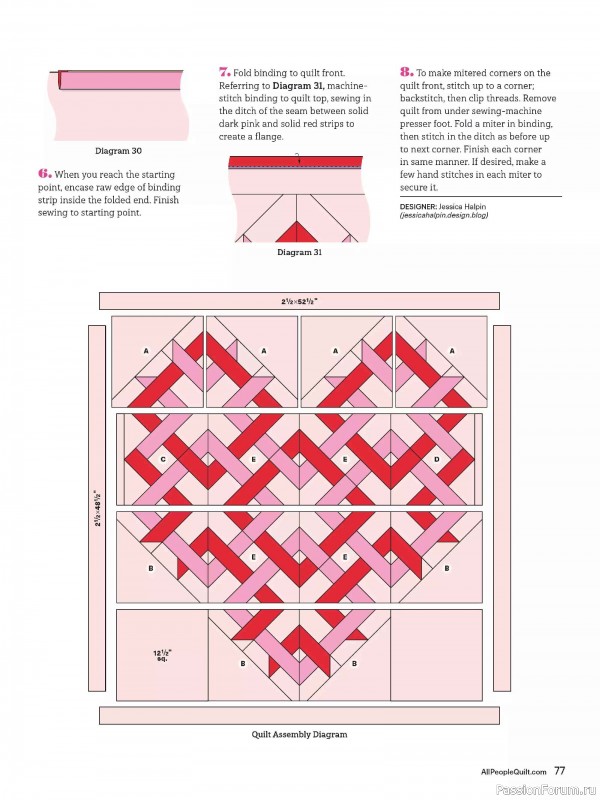Коллекция проектов для рукодельниц в журнале «American Patchwork & Quilting №198 2025»