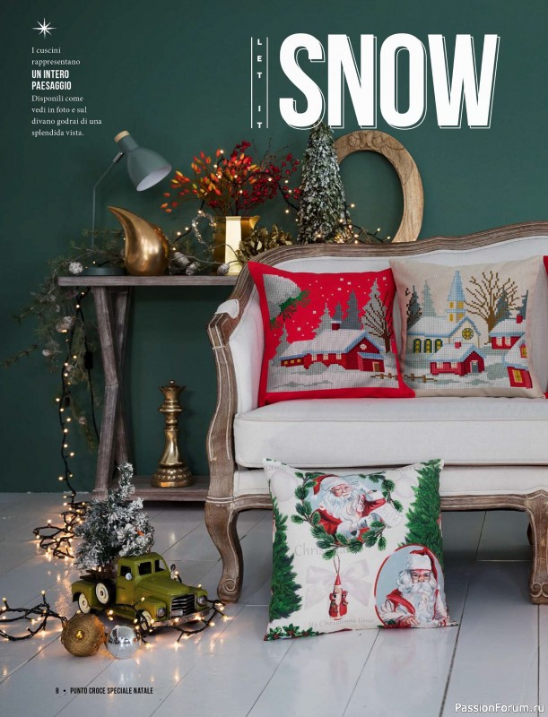 Коллекция проектов для рукодельниц в журнале «Mani di Fata Speciale Punto Croce - Natale 2025»