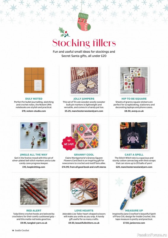 Вязаные проекты крючком в журнале «Inside Crochet №184 2025»