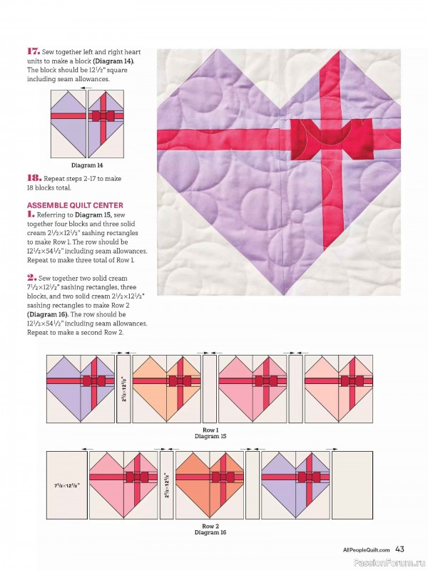 Коллекция проектов для рукодельниц в журнале «American Patchwork & Quilting №198 2025»