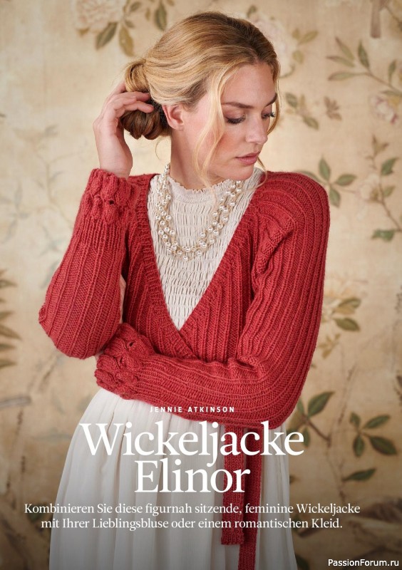 Вязаные модели крючком в журнале «The Knitter Germany №61 2022 »