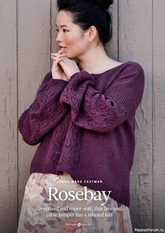 Вязаные модели спицами в журнале «The Knitter №178 2022»