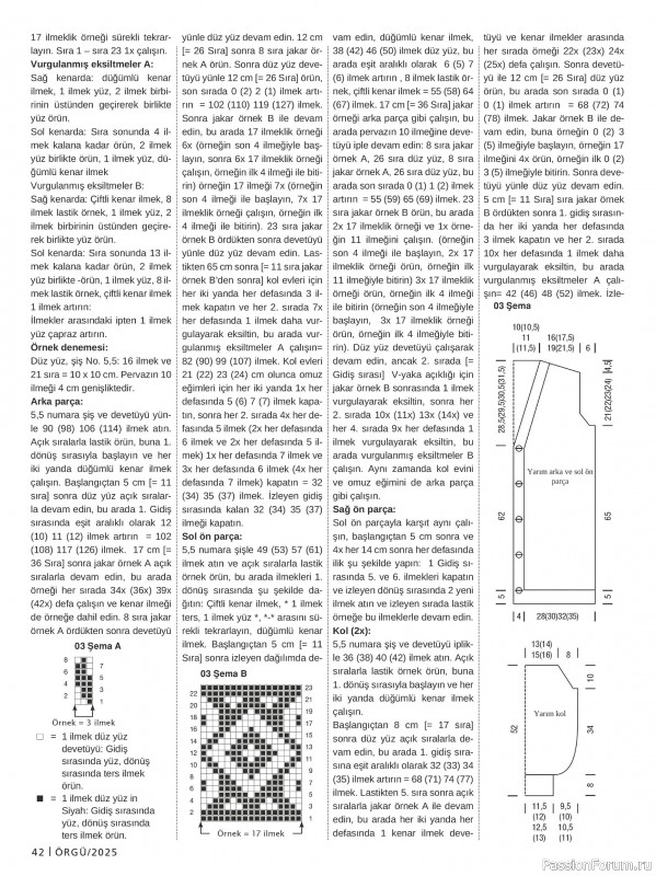 Вязаные модели в журнале «Burda Orgu №2 2025»
