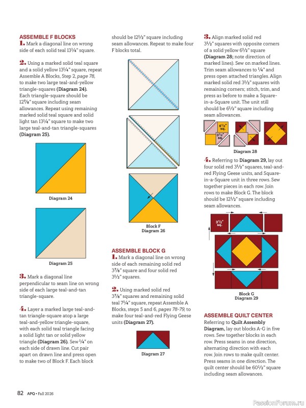 Коллекция проектов для рукодельниц в журнале «American Patchwork & Quilting №201 2026»