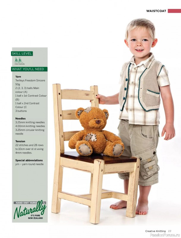 Вязаные модели спицами в журнале «Creative Knitting №91 2025»