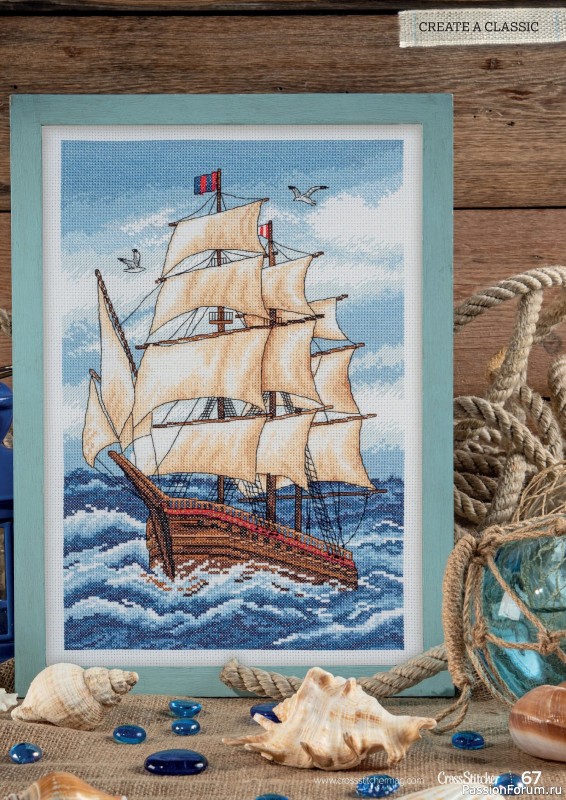 Коллекция вышивки в журнале «CrossStitcher №418 2025»