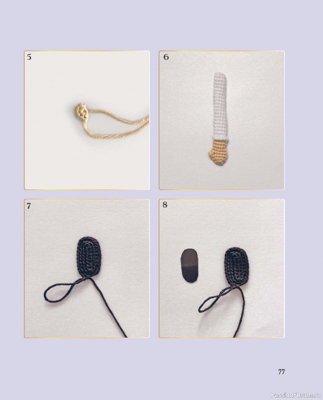 Вязаные проекты в книге &laquo;Киногуруми&raquo;.