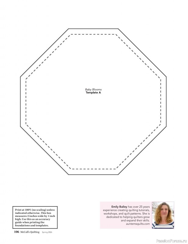 Коллекция проектов для рукодельниц в журнале «McCalls Quilting - Spring 2026»