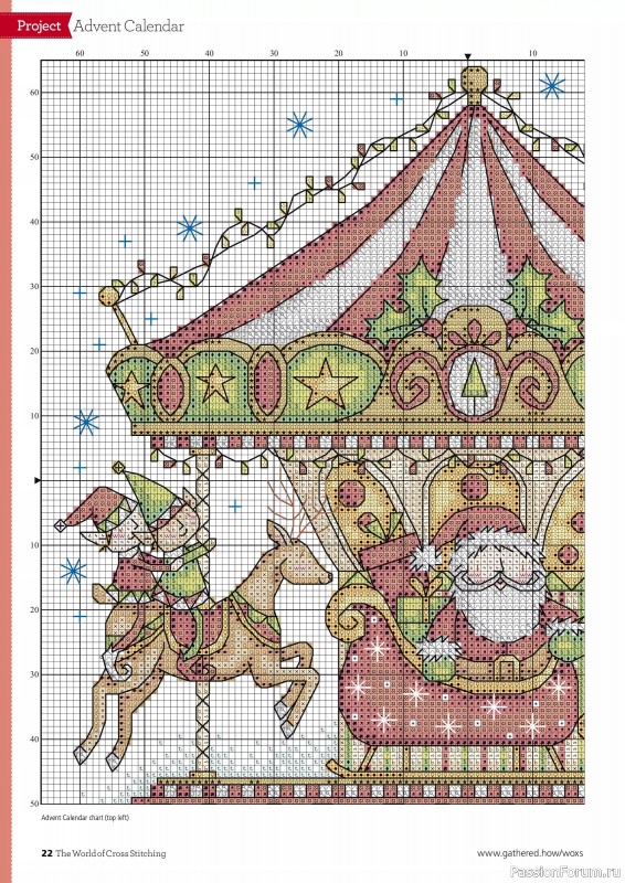 Коллекция вышивки в журнале «The World of Cross Stitching №364 2025»