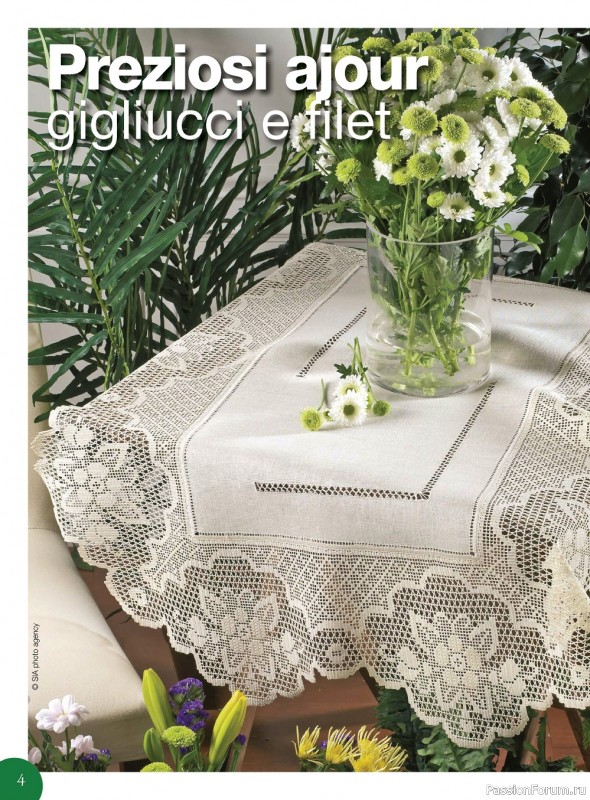 Вязаные проекты крючком в журнале «Motivi all’Uncinetto №61 2022»