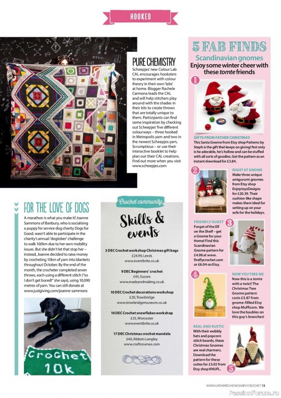 Вязаные проекты крючком в журнале «Simply Crochet №130 2022»