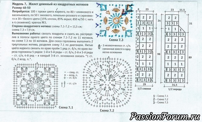 Жилет "цветовой коллапс"