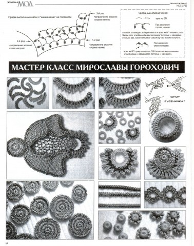 ЖУРНАЛ МОД № 575 - шраги, шали, шарфы, снуды, шали спицами и крючком