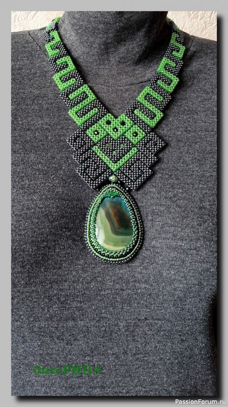 Колье &quot;Лесная нимфа&quot; .