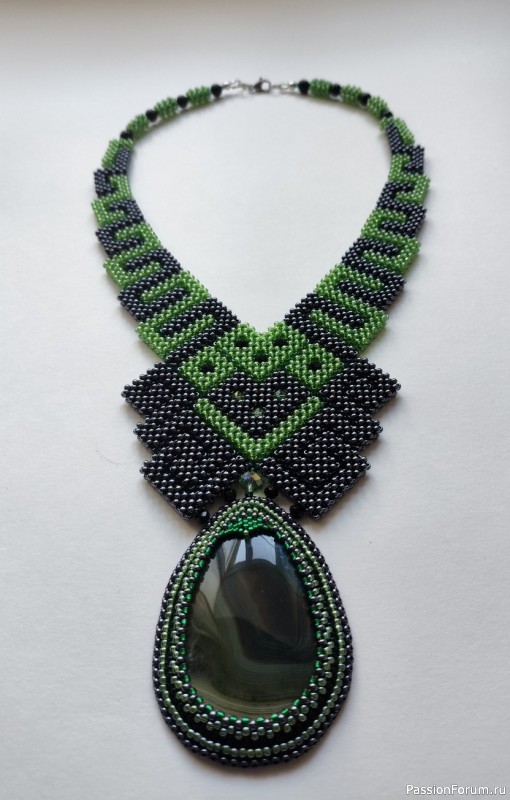 Колье &quot;Лесная нимфа&quot; .