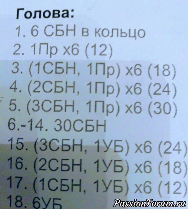 Начала вязать голову. Начала вязать голову.