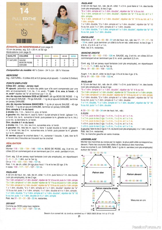 Модели из каталога Phildar 702.