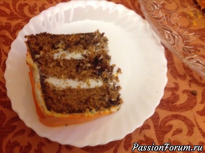 Морковный тортик