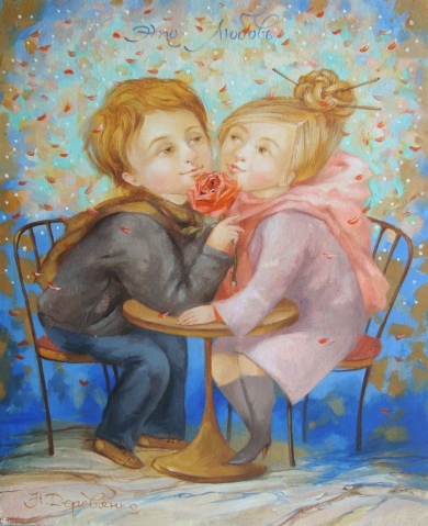 Наталья Деревянко очень талантливый художник,её работы очень нежные тёплые мягкие ...