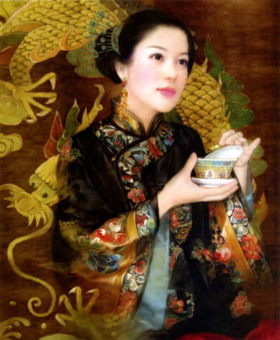Восточные красавицы в произведениях тайваньской художницы Der Jen.