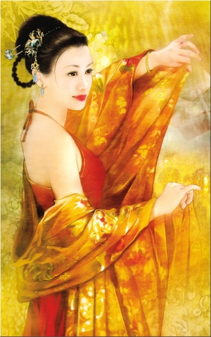 Восточные красавицы в произведениях тайваньской художницы Der Jen.
