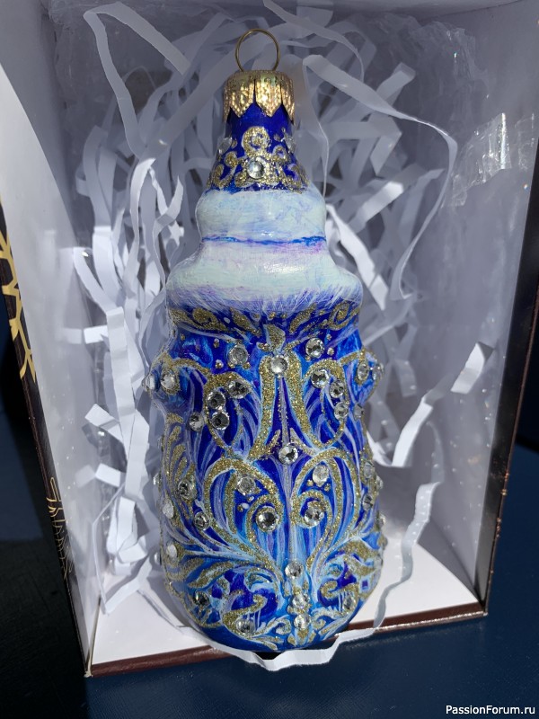 Елочная игрушка авторской росписи