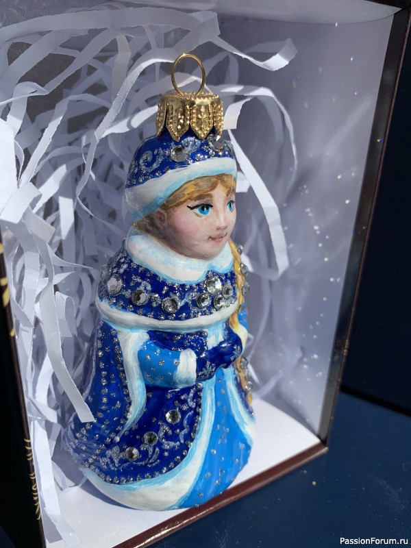Елочная игрушка авторская роспись