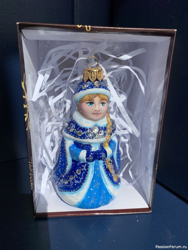 Елочная игрушка авторская роспись