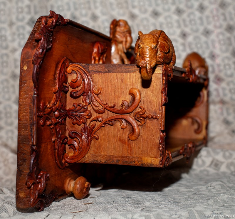 Новиночка полочка-вешалка со слонятами