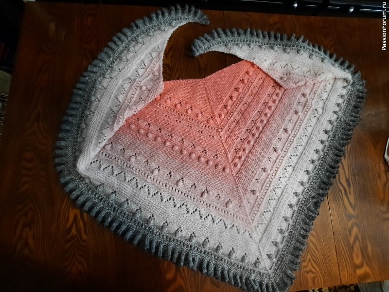 Мои работы: шаль "RUFFLES DREAM"