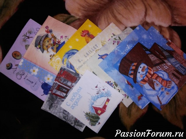 Потом было письмо из Казахстана от Sofy //www.passionforum.ru/users/7294. Вот такие салфетки лежали в конверте, но это не все что я там нашла... Потом было письмо из Казахстана от Sofy //www.passionforum.ru/users/7294. Вот такие салфетки лежали в конверте, но это не все что я там нашла...