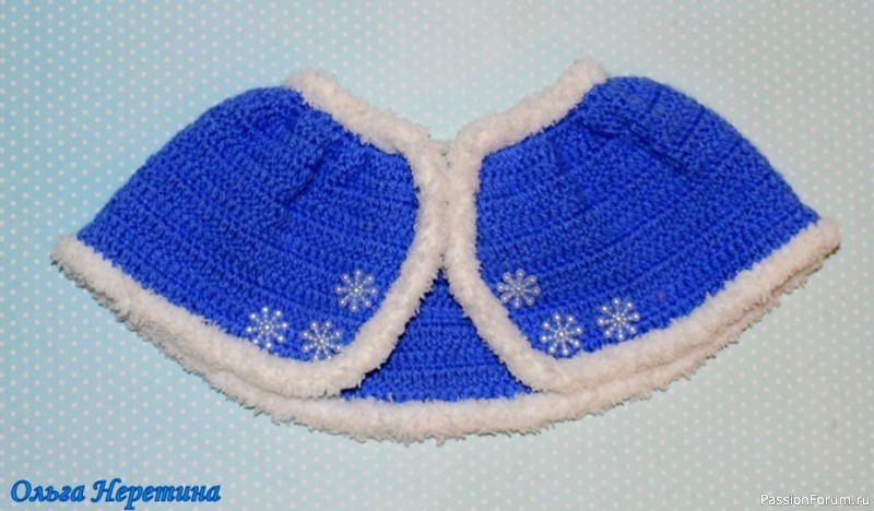 Мастер-класс по вязанию одежды для Лили Baby. Накидка.