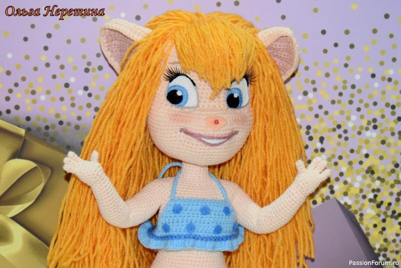 ​Ход работы, новая игрушечка, привет из детства...... Как думаете кто это? ))