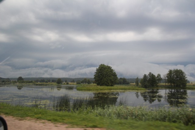 Тучи, которые я видела впервые в жизни...