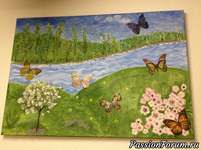 Интерьерная картина " Бабочки ".