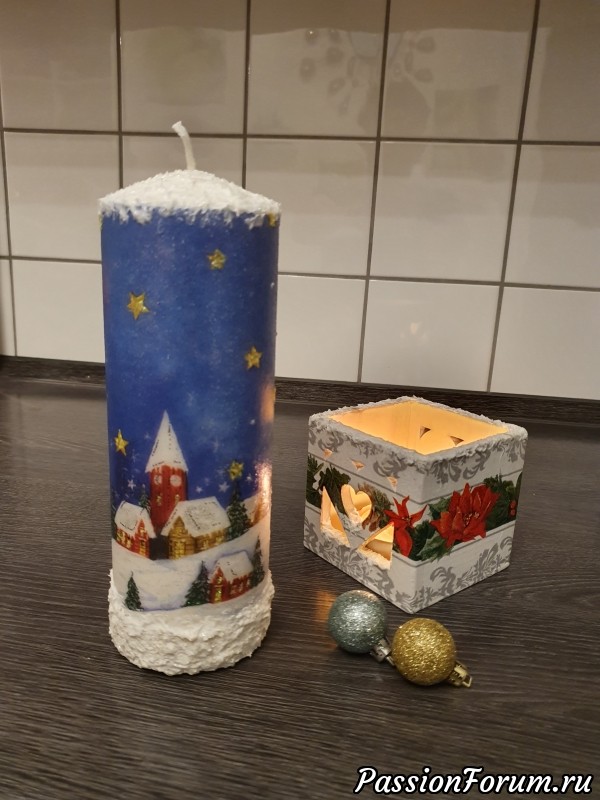 Новогодние свечи
