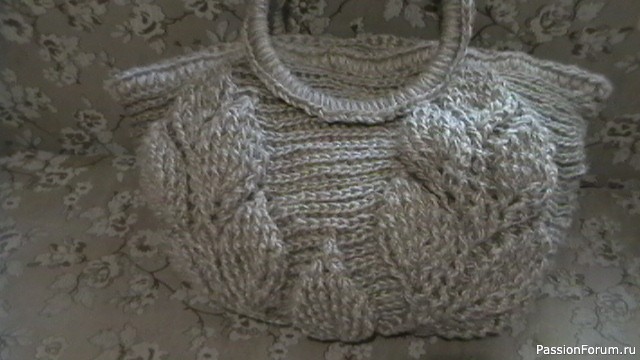 Женская сумка из джута