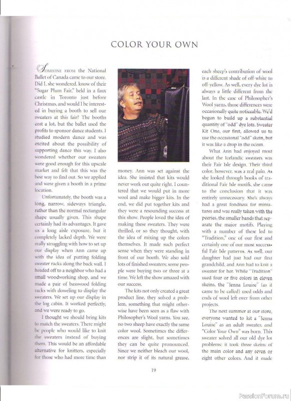 Журнал "Fair Isle Sweaters Simplified" 2000. Часть I