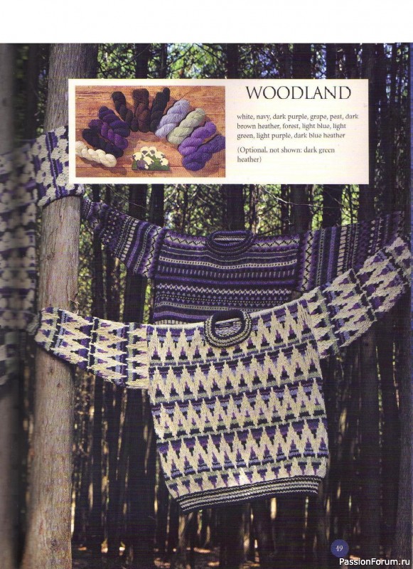 Журнал "Fair Isle Sweaters Simplified" 2000. Часть I