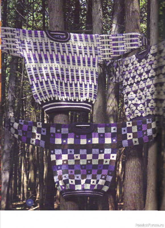 Журнал "Fair Isle Sweaters Simplified" 2000. Часть I